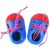 Ikonka wooden shoe lacing toy, pair of learning shoes