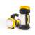 Phenom 2 in 1 COB LED work light, black and yellow, with handle and stand