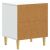 vidaXL Éjjeli asztal Fehér 43 x 34,5 x 50 cm Szerelt Fa 162544072