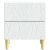 vidaXL Éjjeli asztal 2 pcs Fehér 43 x 34,5 x 48 cm Szerelt Fa 162544135