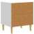 vidaXL Éjjeli asztal 2 pcs Fehér 43 x 34,5 x 48 cm Szerelt Fa 162544135