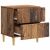 vidaXL Éjjeli asztal Antik Fa 43 x 34,5 x 48 cm Szerelt Fa 162544384