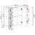 vidaXL Széf Antik Fa 89 x 34,5 x 80 cm Szerelt Fa 177522535