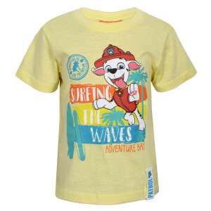Nickelodeon Psi Patrol Marshall Surfing T-shirt z krótkim rękawem dla chłopców, żółty, 8 lat (128 cm) - Marshall