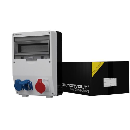 Épület elosztó tábla TD 16A 2x230V Schuko Doktorvolt 6763 162569143 - Ipari csatlakozó