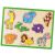 Drevené puzzle Viga Zoo Animals s úchytkami pre batoľatá