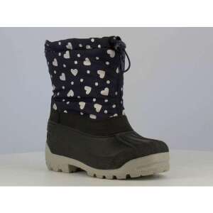Happy Bee Zimowe Buty Dziecięce z Wzorem Serca, Niebieskie, Rozmiar 30, Wodoodporne, Ciepłe, Wygodne - Moda i ubiór