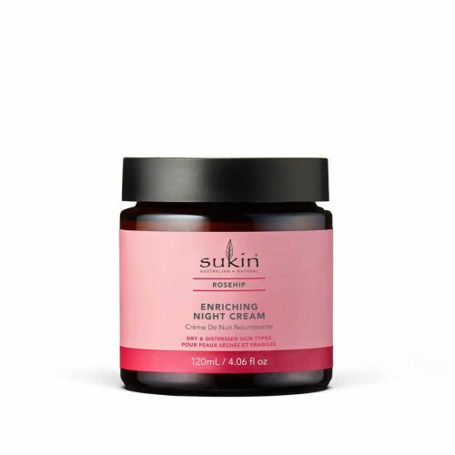 Sukin Csipkebogyó Éjszakai Arckrém 120 ml