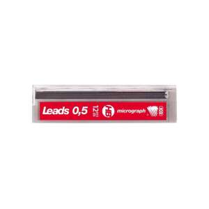 Náplne do ceruziek ICO MicroGraph 0,5 mm HB, balenie 12 - Perá&ceruzky