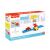 Fisher-Price Roadway Set With House & Gate csomagolása, játékautó készlet kisgyermekeknek