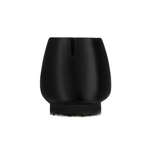 Fekete székláb védő sapka filc betéttel, 12-16mm, védje meg a padlóját a karcolásoktól