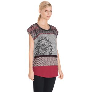 Desigual Doria Mintás Női Blúz - Rövid Ujjú - L 130489085 - Desigual