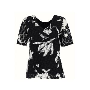 Comma Black, patterned women's top – 34 130489888 - Comma