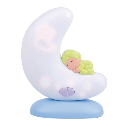 Chipolino Moon blue éjjeli lámpa alvó baba figurával - Éjjeli fény és projektor
