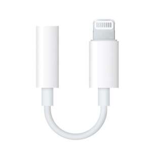 APPLE audio adapter kábel (lightning 8pin - 3.5mm jack aljzat) FEHÉR Apple iPhone 7 4.7, Apple iPhone 7 Plus 5.5, Apple IPAD mini 4, Apple IPAD Pro 12.9 (2015), Apple iPhone 6S 4.7, Apple iPhone 6S