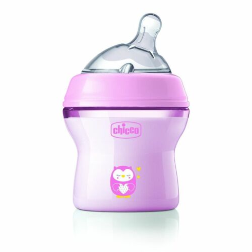 Chicco NaturalFeeling 150ml cumisüveg bagoly mintával - Cumisüveg