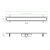 Lineáris BASSO 50cm alacsony zuhanyfolyóka méretek