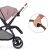 Kinderkraft babakocsi állítható fogantyú részlet, babakocsi ergonómia