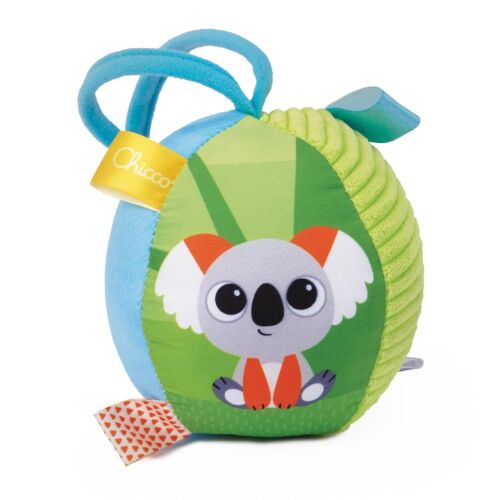 Chicco puha érzékszervi labda koala mintával és többféle textúrával a csecsemő fejlődéséért - Chicco