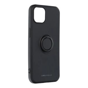 SimplyRoar Amber Black iPhone 13 Case with Ring Holder - Phone Case