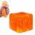 Needoh márkájú Squishy játék, típus Flippy, modell Linii Flow a maltozából, antistress szenzoros tömöríthető és lassú visszatérésű, 5,5x5,5x5,5 cm, 180 g, Narancs 162987822