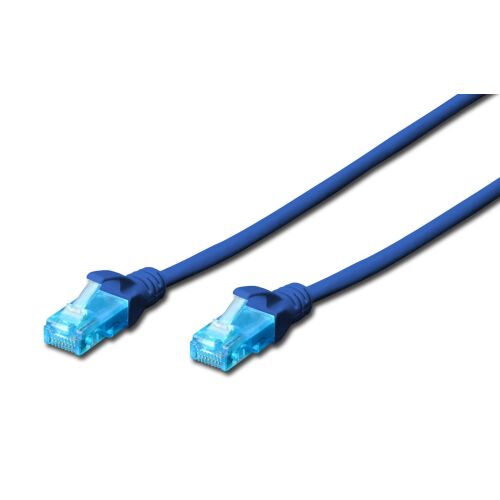 Digitus Patchcord Kábel Utp Cat 5E 1.5M Pvc Kék Konfiguráláshoz 177555402 - USB kábel
