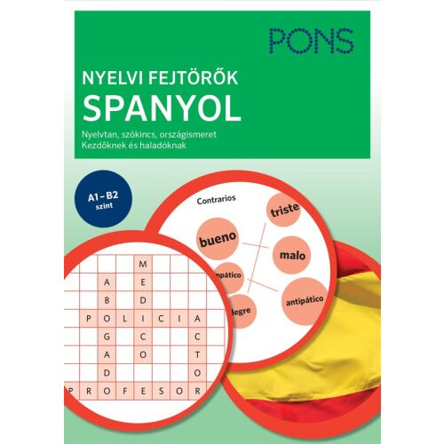 PONS Spanyol nyelvi fejtörők kezdőknek és haladóknak, Spanyol nyelvtanulási játékok - Nyelvkönyv és szótár