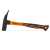 Handy professional claw hammer with fiberglass handle and magnetic nail holder