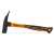 Handy professional claw hammer with fiberglass handle and magnetic nail holder