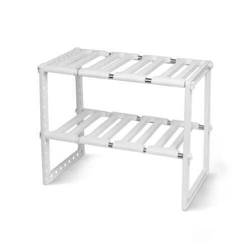 Kitchen organizer shelf - adjustable width