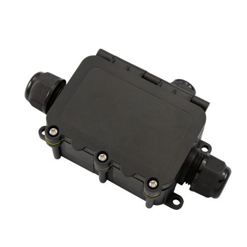Commel tömszelencés kötődoboz IP68, 3 x 8-12mm 176529213 - Szerelvény- és kötődoboz