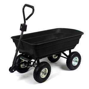 Garden Line Garden Wheelbarrow 75L, 110x51x50cm, black 44665944 - GardenLine