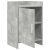 vidaXL Éjjeliszekrények Betonszürke 40 x 30 x 60 cm Szerelt Fa 163057469