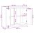 vidaXL Széf Sonoma Oak 98,5 x 33 x 80 cm Szerelt Fa 177522076