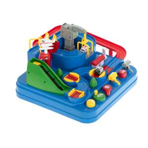 Ikonka Interactive Rescue City Playset with Emergency Vehicles - Motorway & Parking Garage