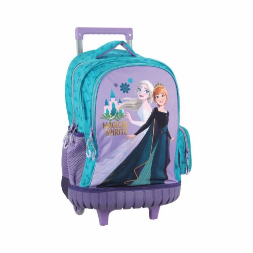 Disney Jégvarázs Modern Magic prémium gurulós iskolatáska, táska 42 cm