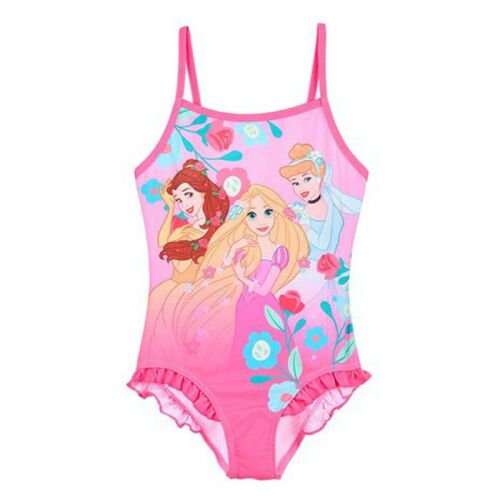 Disney Hercegnők Blooming Pink fürdőruha lányoknak, Belle, Hamupipőke és Aranyhaj mintával - Baba és gyerek divat