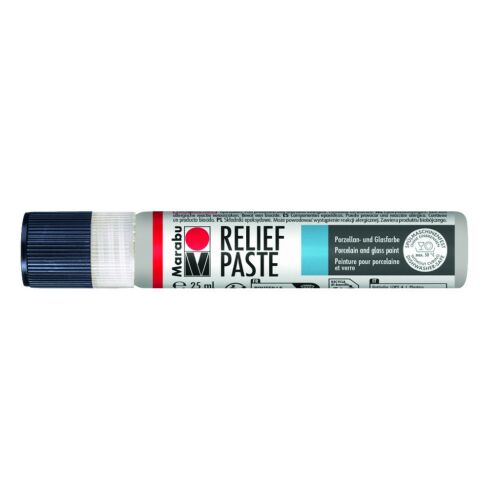 Marabu Relief Paste kontúrozó festék - metálezüst 782, 25 ml 163087618 - Üvegfesték