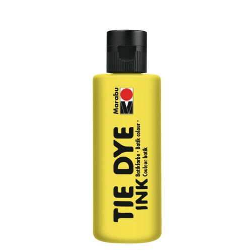 Marabu Tie Dye sárga batikfesték, 80ml-es flakon textilfestéshez - Textilfesték