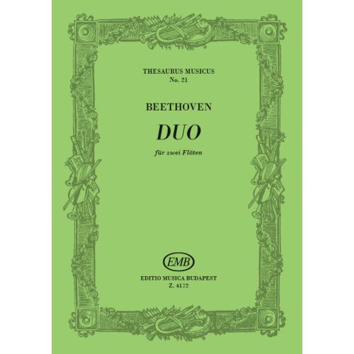 Beethoven Duo 2 Fuvolára Kotta, EMB Kiadás - Kotta