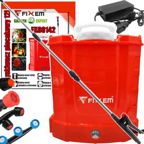FIXEM FX60142 12 literes akkumulátoros permetező teljes készlet - Permetező