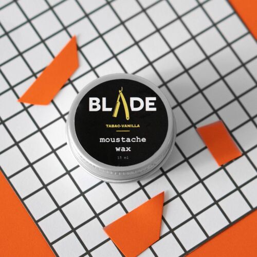 Blade Dohány-Vanília Bajuszvax tégelyben. Erős tartású szakáll és bajuszformázó. 