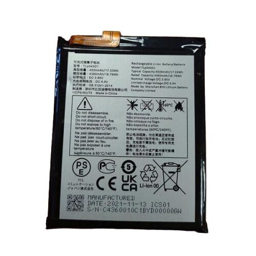 TLP043D1 4500mAh Cserélhető Akkumulátor - Mobiltelefon akkumulátor