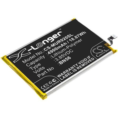 X-Longer BN56 4900mAh Lítium-Polimer Csere Akkumulátor - Mobiltelefon akkumulátor