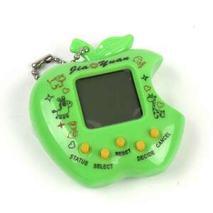 Green apple shaped digital pet toy with keychain, Jia Yuan brand - Kik
