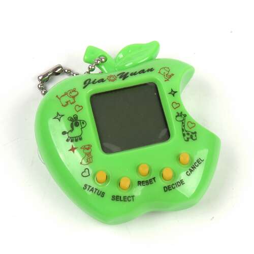 Green apple shaped digital pet toy with keychain, Jia Yuan brand