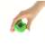Green apple shaped digital pet toy with keychain, Jia Yuan brand, held in hand
