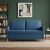 vidaXL Tárolós Kanapé Kék 152 x 78 x 87 cm Poliészter 163211664