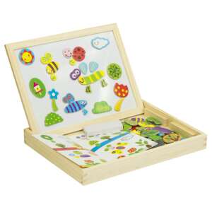 Large multifunctional magnetic board 30X23cm and 100pcs magnetic figures, v3