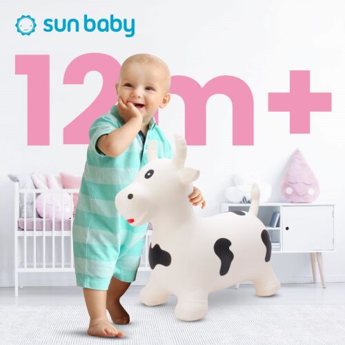 Sun Baby felfújható tehén ugráló játék gyerekeknek 12 hónapos kortól - Ugráló labda és figura